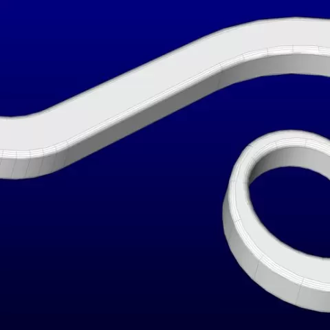 curtain pole end cap question mark