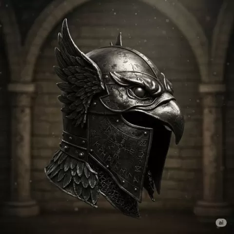 medieval helmet 3d model