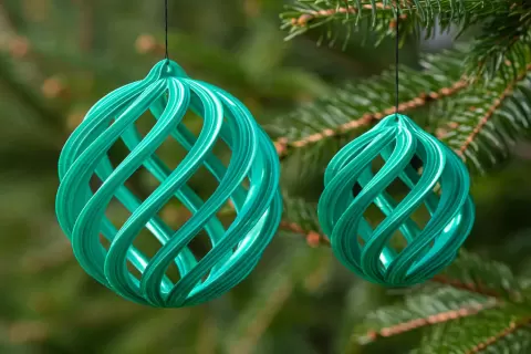 Original Spiral Christmas Balls