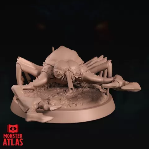 Cave Fisher | Dungeon Ambush Predator | D&D 5e STL Miniature | 32mm Resin by Monster Atlas Fantasy Miniatures