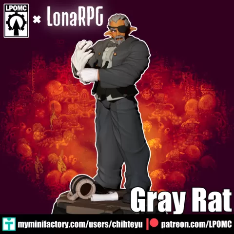 Gray Rat by LPOMC