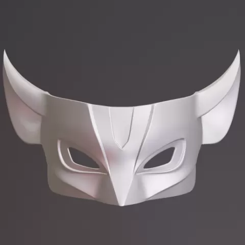 White Fox Mask - Comic Version