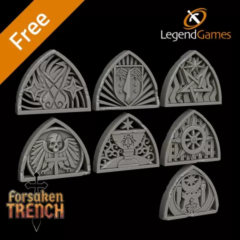 LegendGames FREE Trench Crusade Faction Icons by Legend Games