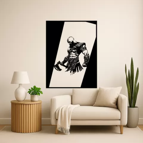 Kratos Chimera Wall Art Framed