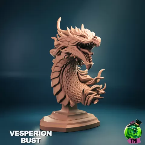 Vesperion Celestial Dragon Bust by TPK Lab