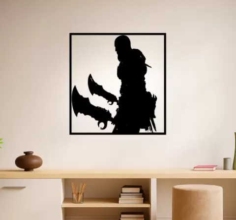 Kratos Atreus Wall Art Framed