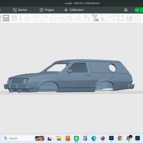 1980 FORD PINTO CRUISING STATION WAGON, detailed hollow model shell style body, resin or fdm, 3d print, stl file