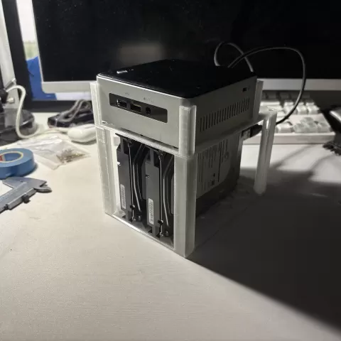 Dual 3.5" HDD mount for Intel NUC