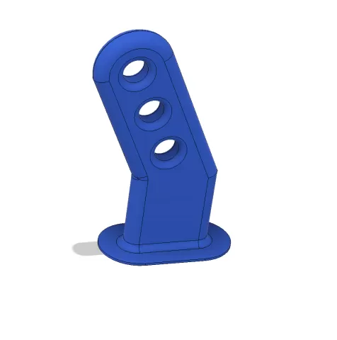 Simple control horn for rc planes
