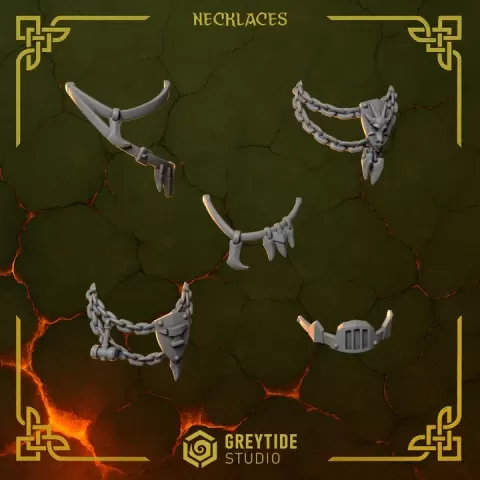 Necklaces AW by GreyTide Studio