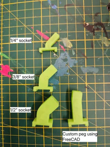 Multiboard multipoint rail peg