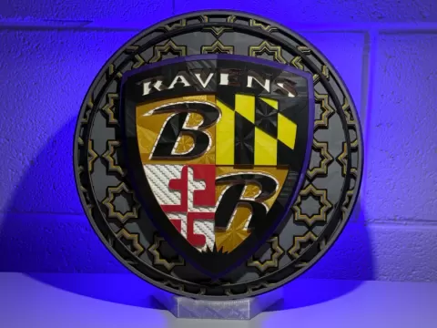 Baltimore Ravens Dimensional Mosaic