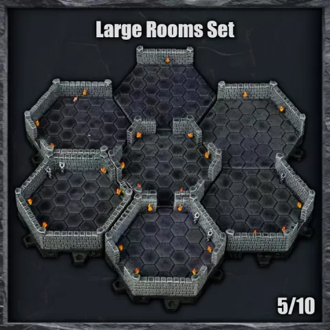 Large Room Set by Hexworld
