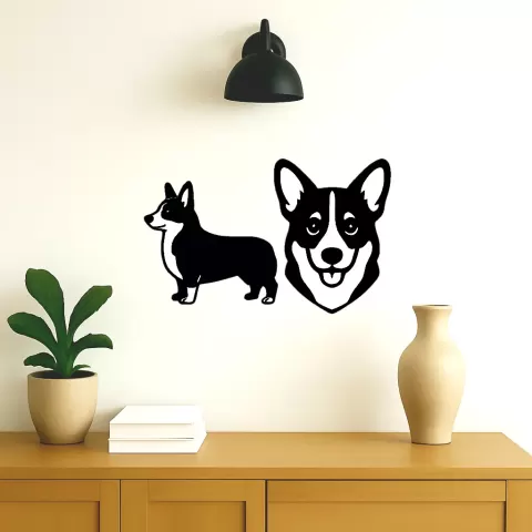 Décoration murale de chien