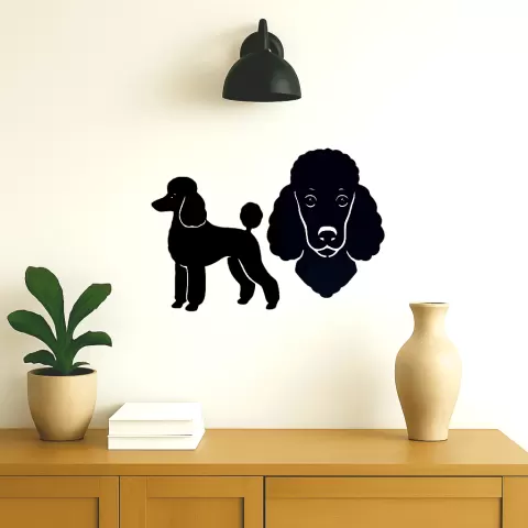 Décoration murale de chien