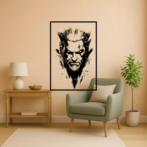 Geralt of Rivia Geralt Of Rivia Yennefer In Flames Wall Art Framed