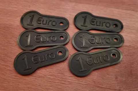 1 Euro shopping cart chip