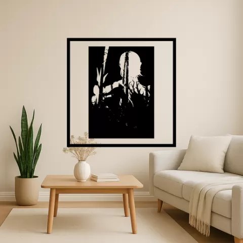 Geralt of Rivia Geralt Of Rivia Triss With Book Wall Art Framed