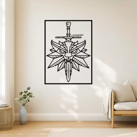 Geralt of Rivia Geralt Of Rivia Triss Merigold Wall Art Framed
