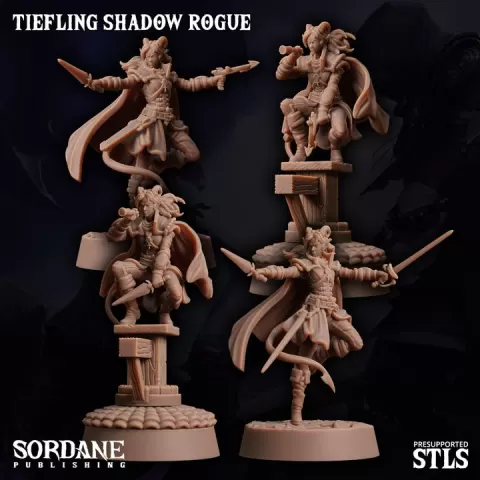 Tiefling Shadow Rogue by Sordane Publishing