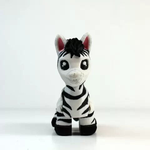Zebra Flexi Friend by Teal Cat Creative