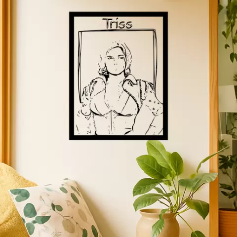 Geralt of Rivia Geralt Of Rivia Triss Merigold Wall Art Framed