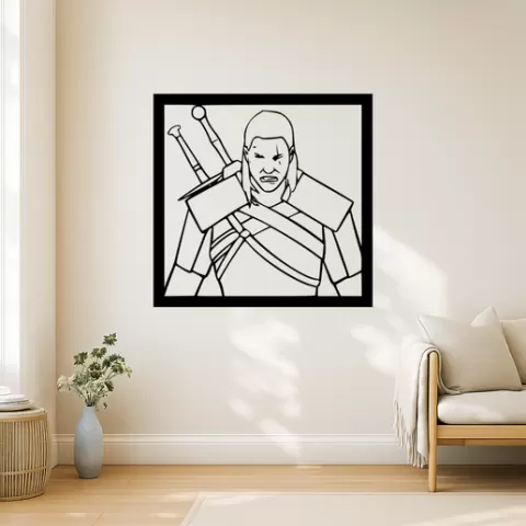 Geralt of Rivia Geralt Of Rivia Pavetta Wall Art Framed