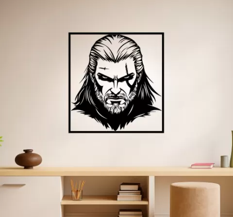 Geralt of Rivia Geralt Of Rivia Pavetta Wall Art Framed