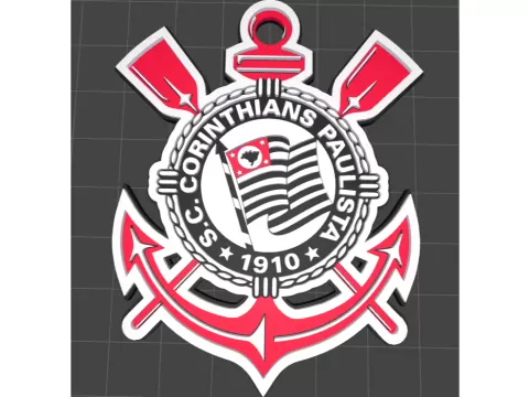 Escudo, Brasão ou chaveiro Corinthians Paulista