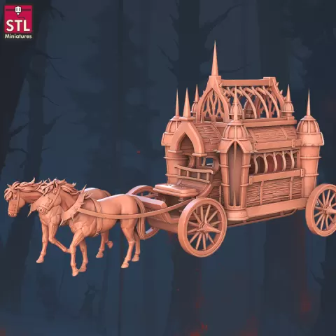 Inquisitor Wagon by STL Miniatures