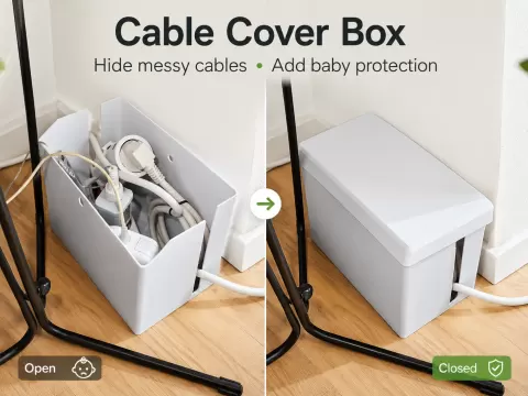 Electric extension socket cover box and baby protection