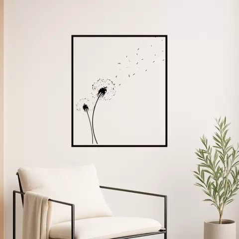 Geralt of Rivia Geralt Of Rivia Dandelion Wall Art Framed