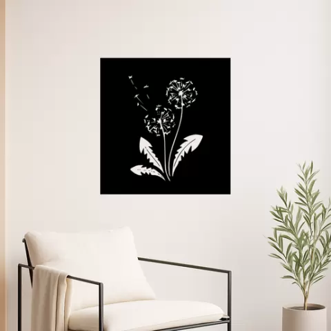 Geralt of Rivia Geralt Of Rivia Dandelion Wall Art Framed