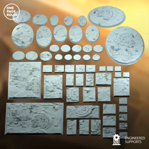 Desert Terrain - Bases by One Page Rules