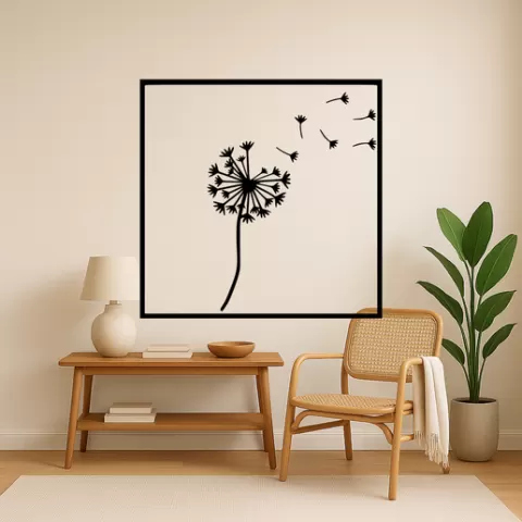 Geralt of Rivia Geralt Of Rivia Dandelion Wall Art Framed
