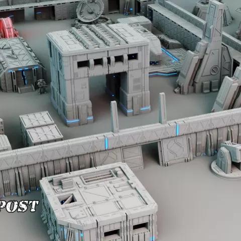 Outpost Ymir - Scifi Modular Outpost by Project Mobius