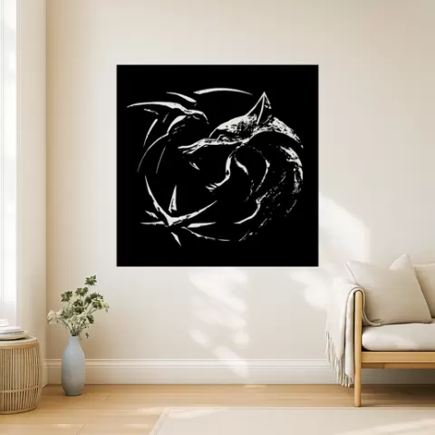 Geralt of Rivia Geralt Of Rivia Ciri Wall Art Framed