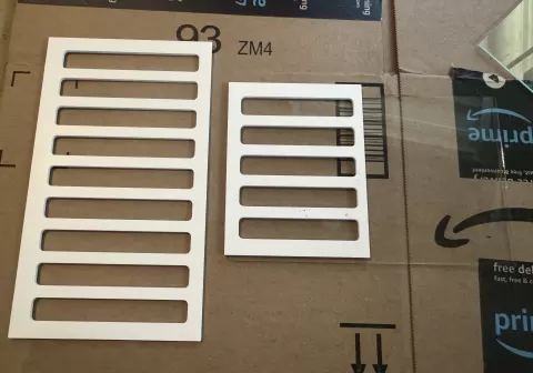 8x10 to 4x5 glass cutting jig/guide for plate photography