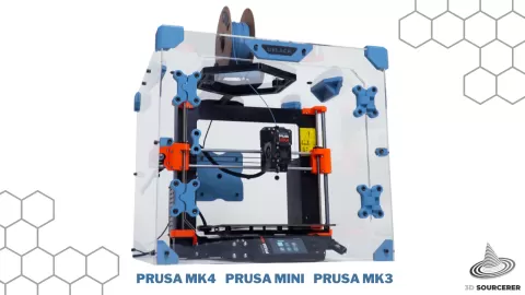 DELACK Enclosure by 3D SOURCERER | Compatible with Prusa MK4, Prusa Mini, and Prusa MK3