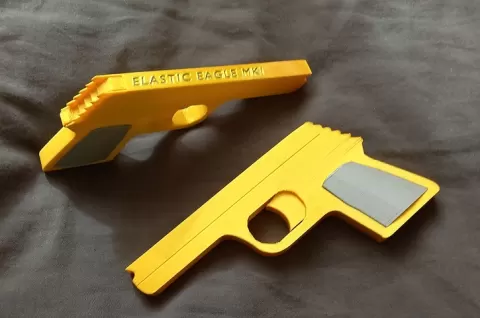 Rubber Band Gun MKII - No assembly required!