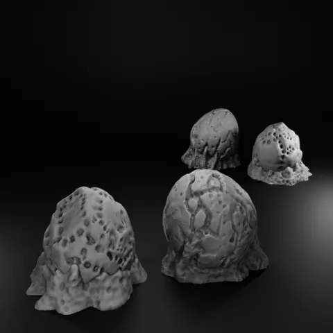 Emerging Alien Hatchery - Single Egg Scatter Set