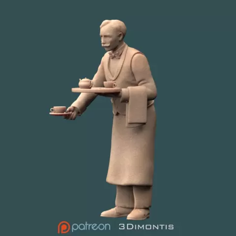 waiter by Dmitry Tishchenkov