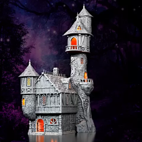 Enchanted Houses 1 – Fantasy 28mm STL Terrain by Margarita