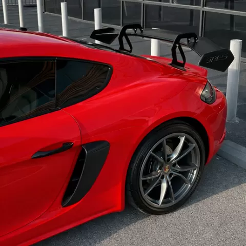 Porsche Rear Side Air Intake Vent Covers for Porsche Boxter or Cayman (981 or 718) ( Spyder | GT4 | RS)