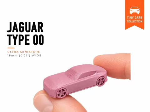 Tiny Jaguar Type 00 - Mini Cars Series