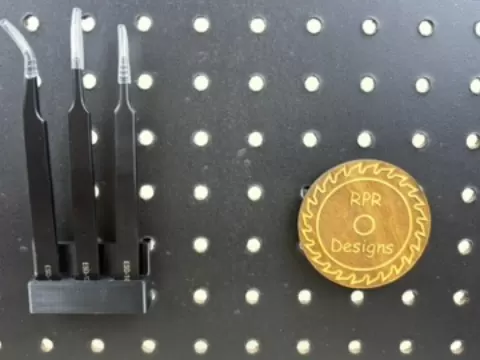 Pegboard Tweezers Holder