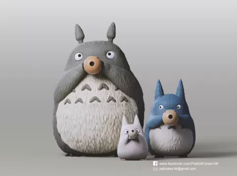 Totoro Family(My Neighbor Totoro)