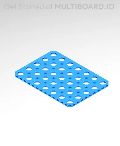5x7 MU - Mid Hole, Small Thread MU - MultiBoard Plate