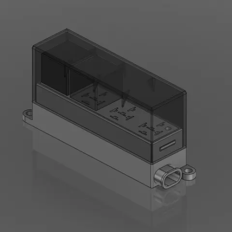 4x Relay Box / 4x Relay holder
