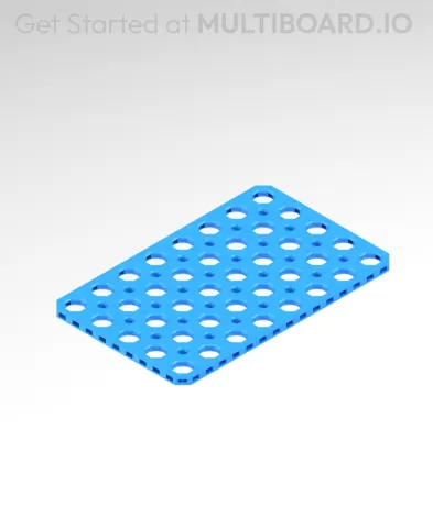 8x5 MU - Mid Hole, Small Thread MU - MultiBoard Plate